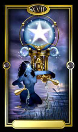 ARCANO MAYOR LA ESTRELLA, GILDED TAROT